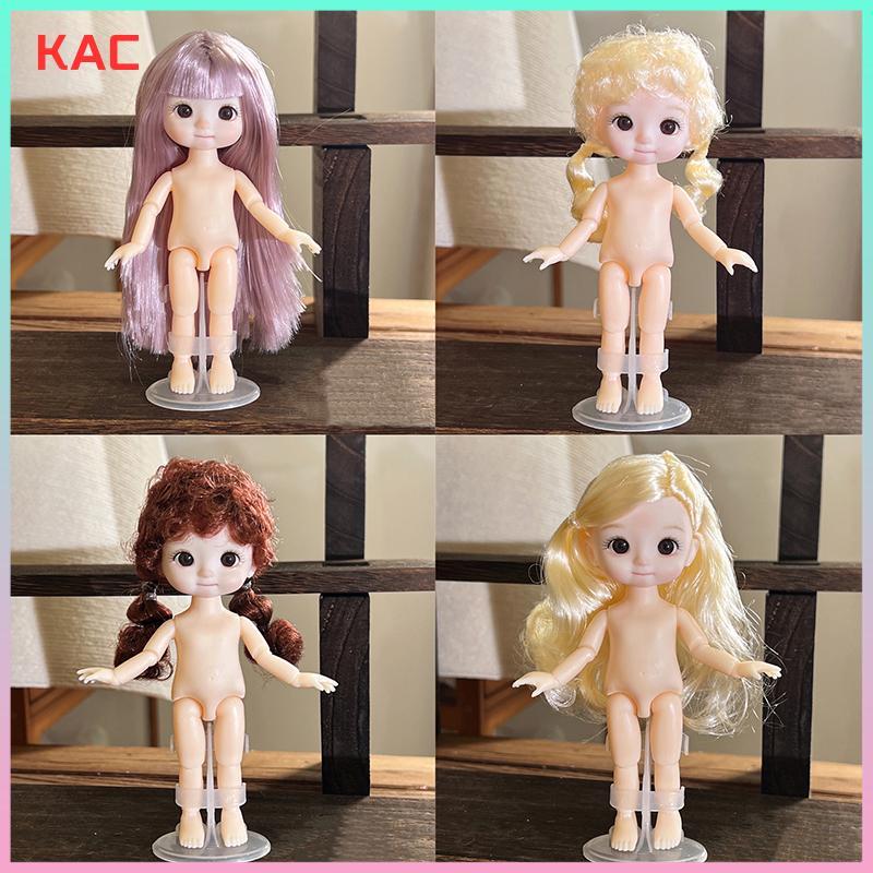 Kameisvn 1 ชิ้น 16 ซม. ตุ๊กตาแสดงออกที่แตกต่างกัน, น่ารัก 1/8 ตุ๊กตา BJD, 13 ข้อต่อเคลื่อนย้ายได้ตุ๊