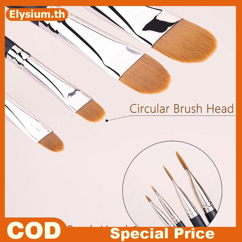 Null แบนรอบ Ultra-thin Foundation คอนซีลเลอร์แปรงแต่งหน้า Professional Contour Liquid ครีมคอนซีลเลอร