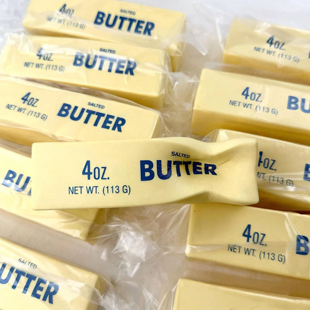 Butter Shaped Squeeze Toy Stress Relief Toy Slow Rebound Sensory Fidget for Anxiety Relief