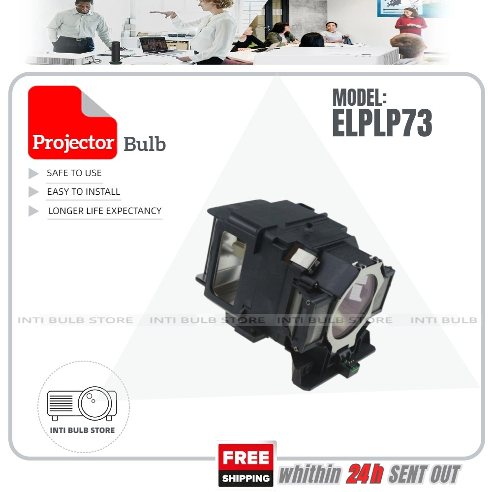 ELPLP73 โคมไฟโปรเจคเตอร์ Epson EB-B1500 EB-Z9810 Z9805w Z10000 Z10005 Z8150 Z8350W Z8355W Z8450WU Z8