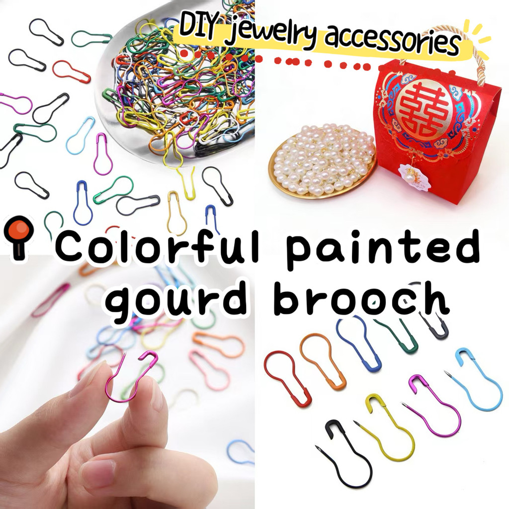 50ชิ้น/ล็อต อิลิ๊งเคล็ดสีสันแบบหัวพูนเคลือบสี อิลิ๊งสำหรับป้ายเสื้อผ้า อิลิ๊งทำเครื่องหมายสำหรับเสื้อไหมและเสื้อขนสัตว์ ป้องกันการถอด และอุปกรณ์ทำเองแบบมีหลายฟังก์ชัน