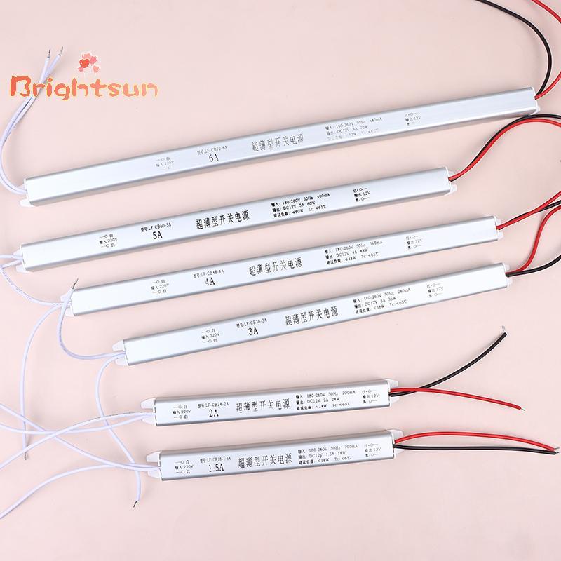 [BT-t] DC12V Thin Switching Power AC 220V LED Driver แหล่งจ่ายไฟหม้อแปลงไฟฟ้าสําหรับ LED Strip 18W 2