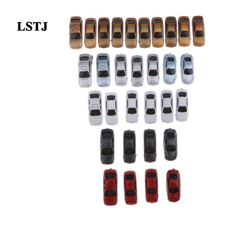 [Lstjj] N Scale Train Cars Architectural Scale Model Vehicles for 1:150 Building Train