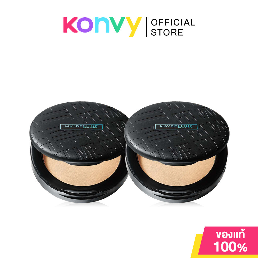 Maybelline New York Fit Me Matte & Poreless Compact Oil Control Powder SPF32 PA+++ [6g x 2pcs] #128 