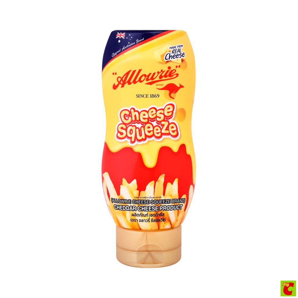 อลาวรี่ เชดด้าชีสสควีซ แบบขวด 310 ก.