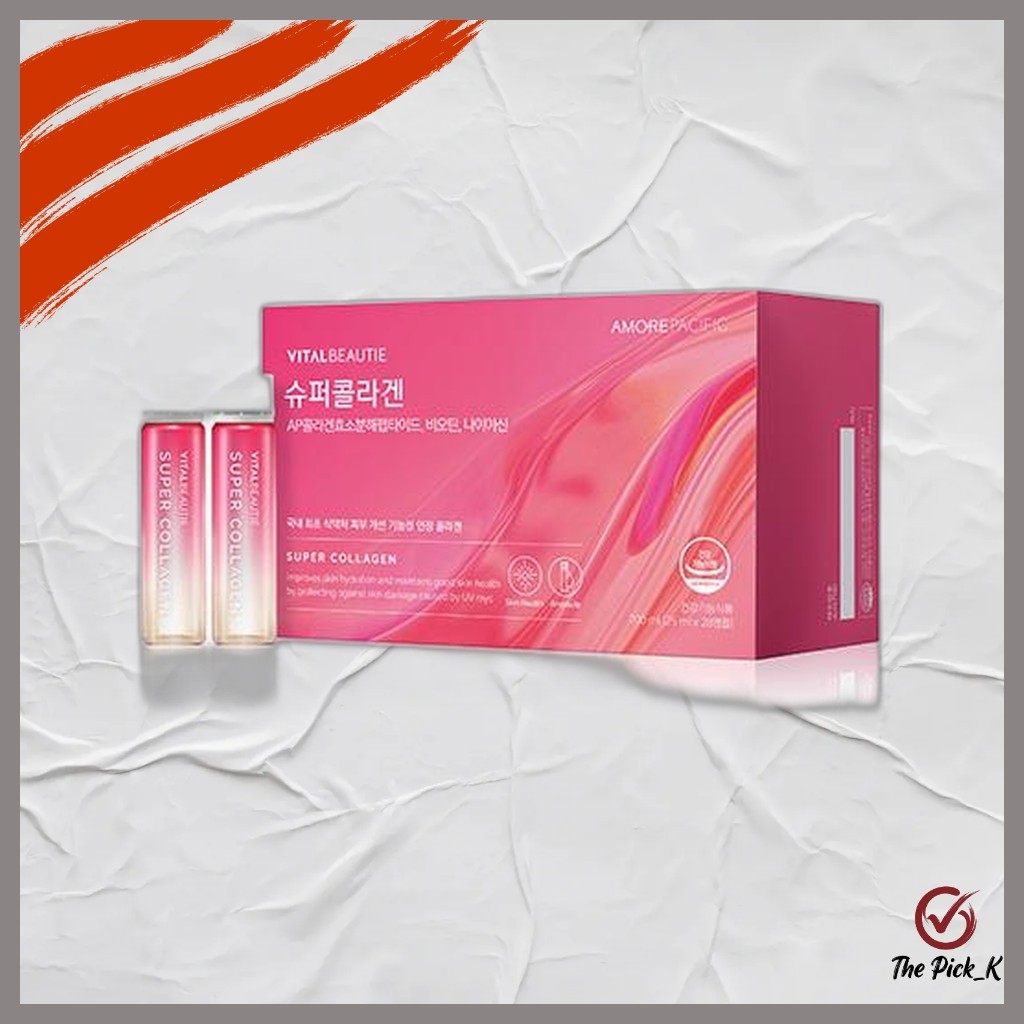 [VitalBeautie] Super Collagen 28Vials (25mlx28) / Korean Collagen Vials / Skin Elasticity / ของแท้ 1