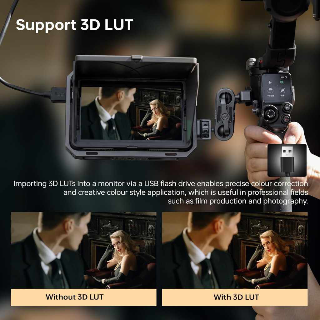 Viltrox DC-X2 / DC-X3 monitor 6" Full HD 2000nits Touchscreen รองรับ LUT สำหรับงานวิดีโอ/ไลฟ์สด