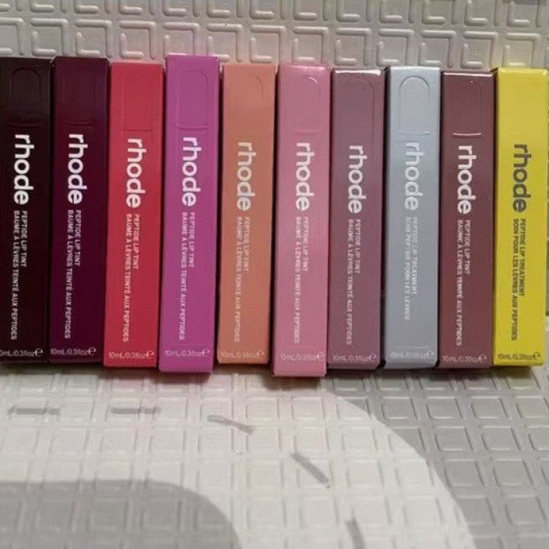 VKB8 Rhode Rhode Rhode Color Peptide Lip Gloss Liquid Lip Gloss Water Gloss Oil Moisturizing Moistur