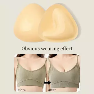 Push Up Bra Pad ฟองน้ำเสริมอก กาว 2 ด้าน ดันทรงชิด ยกอก กันน้ำ ใช้ซ้ำได้ คุ้มสุด ๆ บราปีกนก