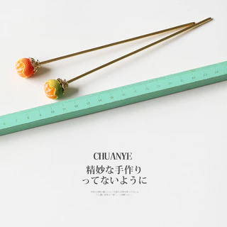 CHUANYE Kawano สีส้ม Hairpin โมเดิร์น Influencer สไตล์ใหม่หญิงสามมิติ Classy Hairpin Hairpin