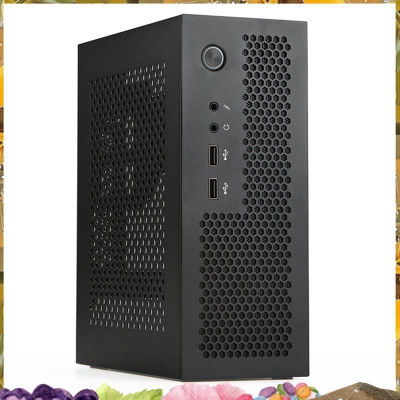 A09 HTPC เคสคอมพิวเตอร์ Mini ITX Gaming PC แชสซีเดสก์ท็อปแชสซี USB2.0 เคสคอมพิวเตอร์ เคสคอมพิวเตอร์ท