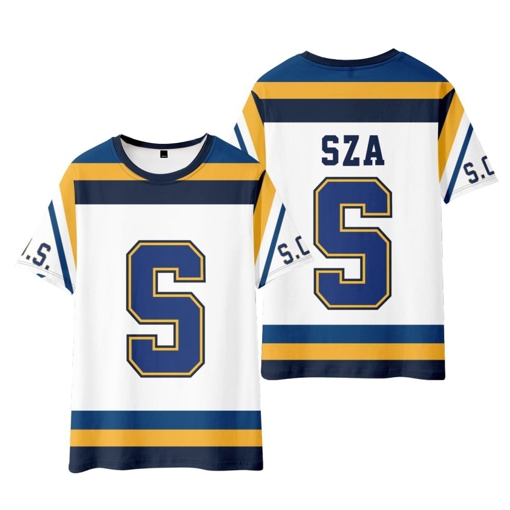 เสื้อยืด SZA SOS Jersey สำหรับคอสเพลย์และแฟชั่นลำลอง ออกแบบจากทัวร์คอนเสิร์ต Nord America