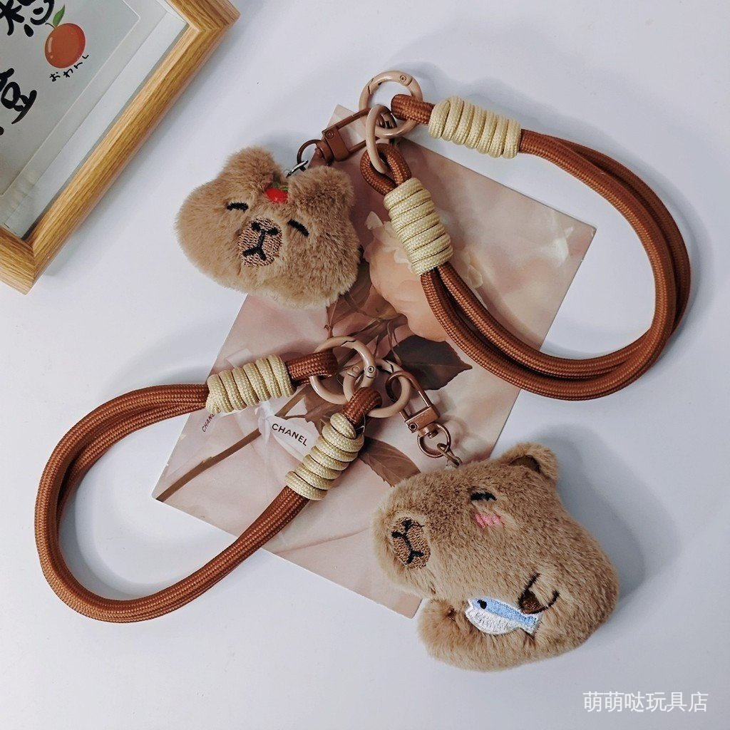 Kapibala Kapibala Merchandise จี้สไตล์ตุ๊กตาน่ารัก Kapibala ตุ๊กตา Universal โทรศัพท์มือถือโซ่การ์ตู