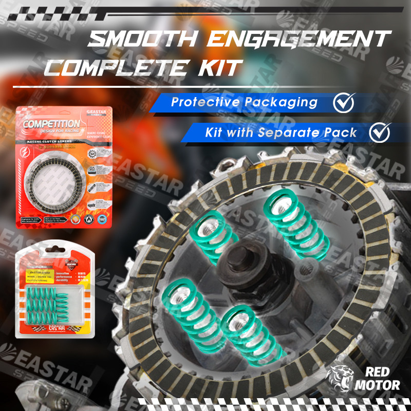 แผ่นคลัทช์และสปริงคลัทช์ for KLX150 / KLX140G / Dtracker 150 (5Lining+4Spring) ราคา ถูกที่สุด ดีลบีเคเค แกลเลอรีภาพที่ 2