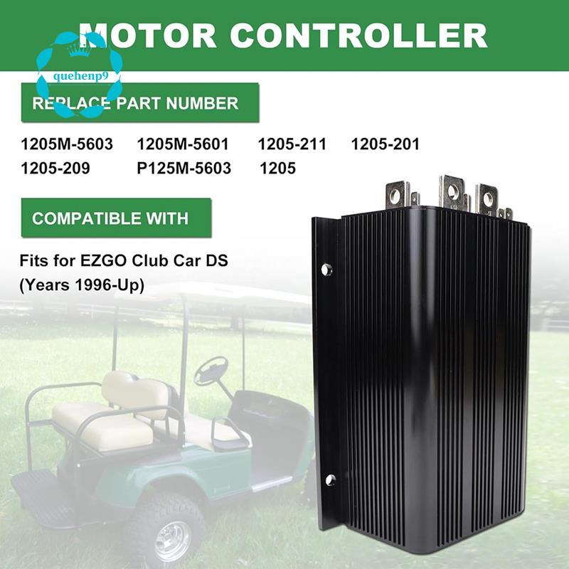 ตัวควบคุมความเร็วสำหรับรถเข็นกอล์ฟ 38V-48V 500A โมเดล 1205-5603 และ P1205M-603 ปี 1996-2024