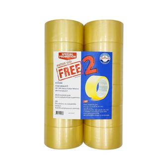 เทป OPP 2นิ้วx45หลา ใส (10แถม2) ยูนิเทป