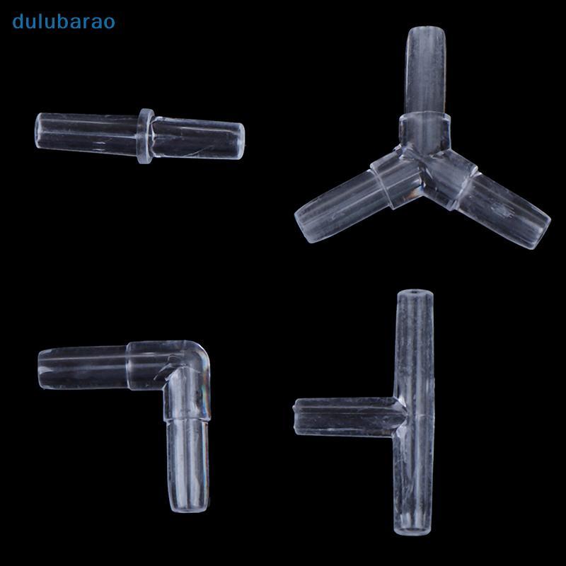 [DUL] 10 ชิ้น 2Way/3Way Clear Aquarium Tube Connector Air Valves Fitting ถังปลา AO