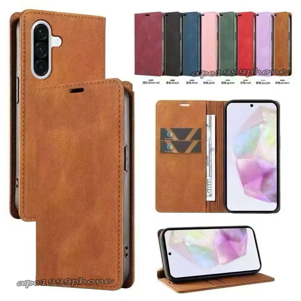 เคสฝาพับหนัง กระเป๋าหนัง สำหรับ Samsung Galaxy S26 S25 ultra S26Plus S26Ultra S25Fe S25Ultra A57 A07