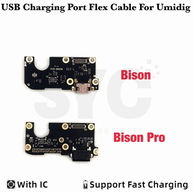 สําหรับ Umidigi Bison Pro Bison ชาร์จพอร์ตสําหรับ UMIDIGI Bison Pro โทรศัพท์ Flex สายอะไหล่ USB Boar
