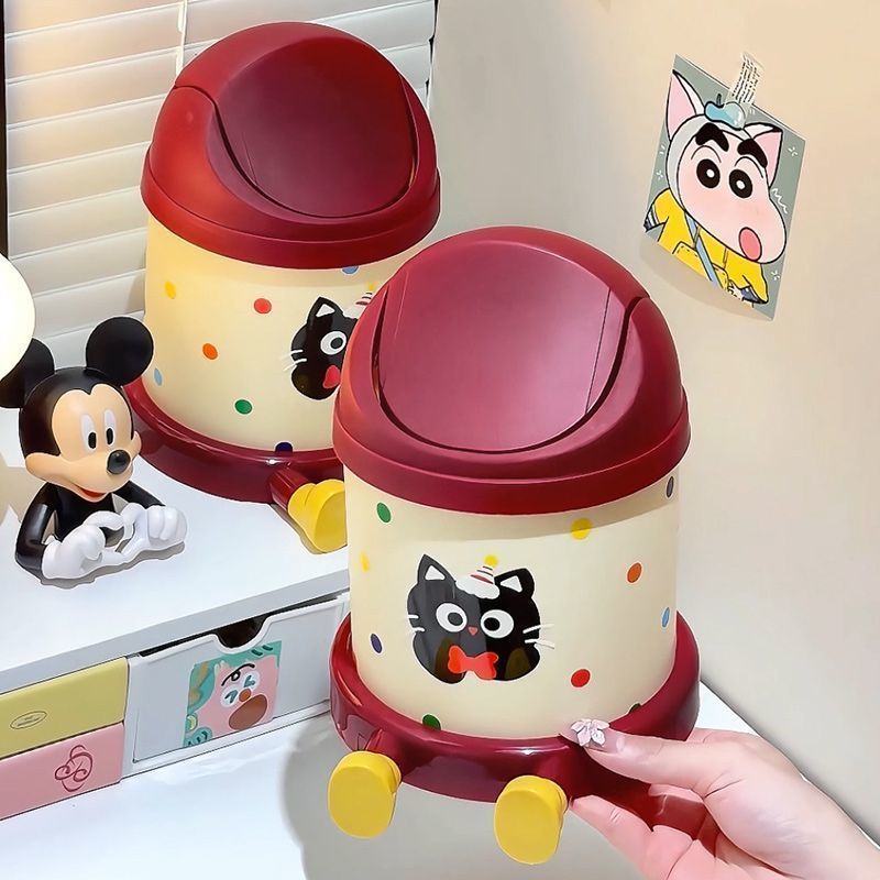 เก็บเกี่ยวเลดี้ Shaguan High Hip Home Hotel Hotel Hotel Creative Desktop ถังขยะขนาดเล็ก, ครัวเรือนพล