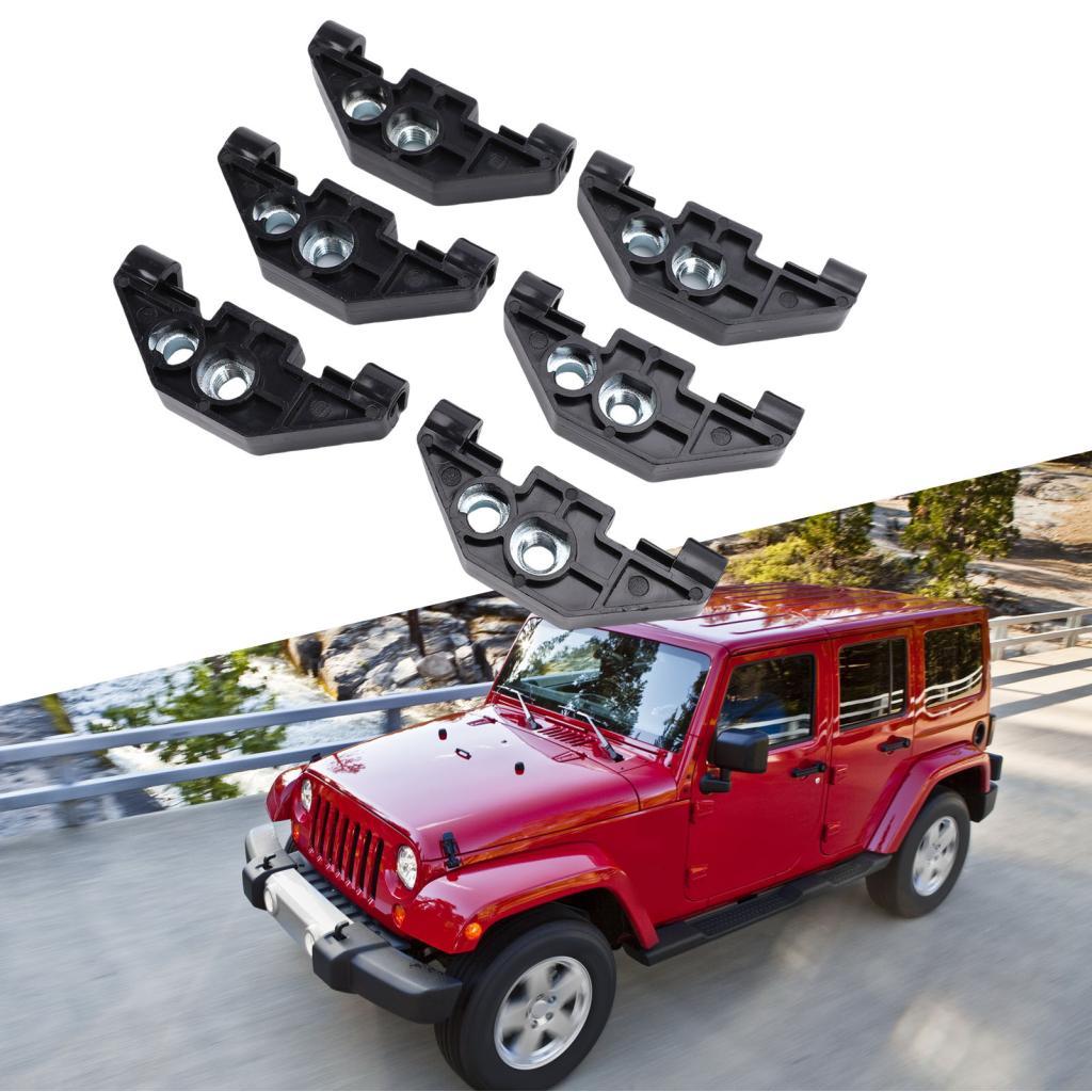 Mingxiu Fabater Hard Top Hold Down Retainer Nut 6PCS หลังคาเหล็ก Hardtop ติดตั้งและชุดฮาร์ดแวร์สําหร