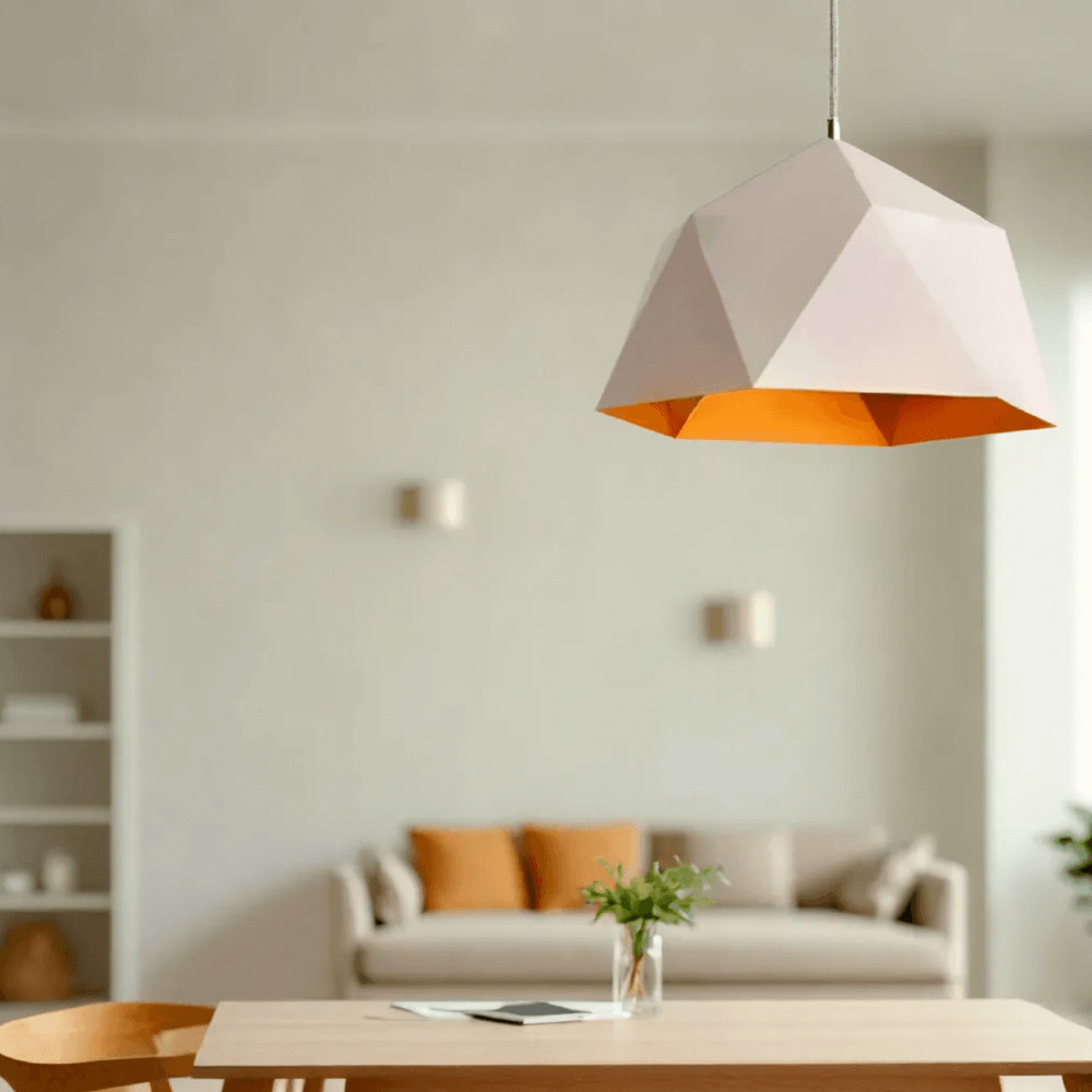 EILON โคมไฟแขวนเพดาน ขั้วE27 รุ่น CDD2023-808 สีขาว