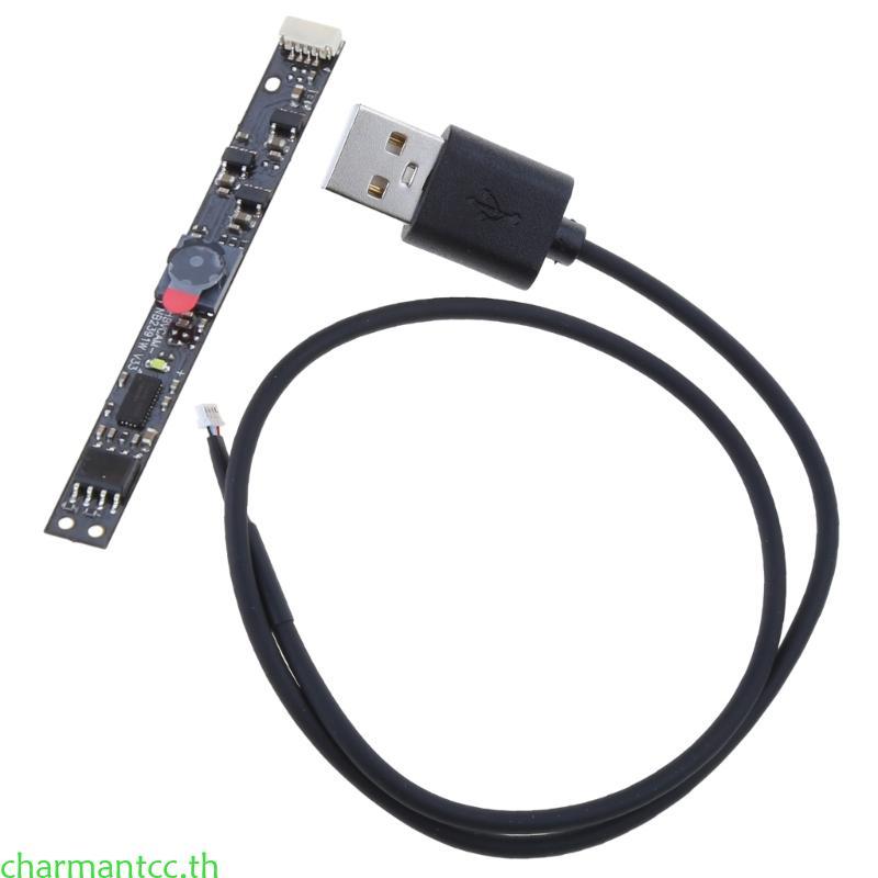 Charmantcc โมดูลกล้อง USB อเนกประสงค์สําหรับ WinXP Win7 Win8 Win10 ความเข้ากันได้ ความละเอียด 720P ส