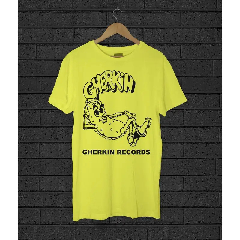 เสื้อยืด Gherkin Records Chicago House Mr Fingers Armando Mike Dearborn