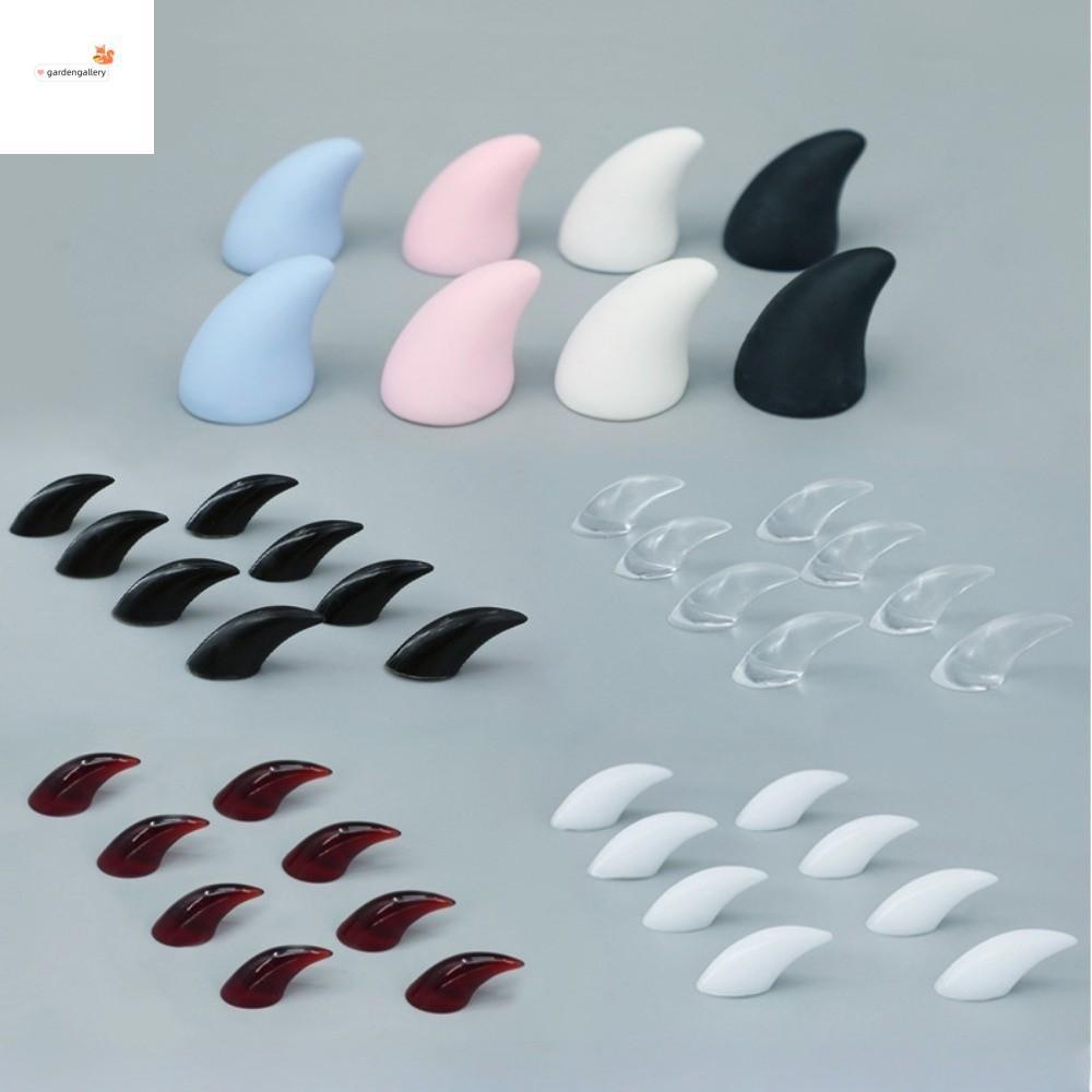GARDENGALLERY 8pcs สัตว์ Fursuit Claws อุปกรณ์เสริม,อีพ็อกซี่ Handmade Furry Claws เล็บ,ชี้/Obtuse C