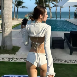 BIKINI FACTORY บิกินี่เซ็กซี่ ชุดว่ายน้ำแฟชั่น เซตชายหาด bikini 3 ชิ้น 🌊⛱ M-XL | น้ำหนัก 40-65 กก. พร้อมส่ง Y684