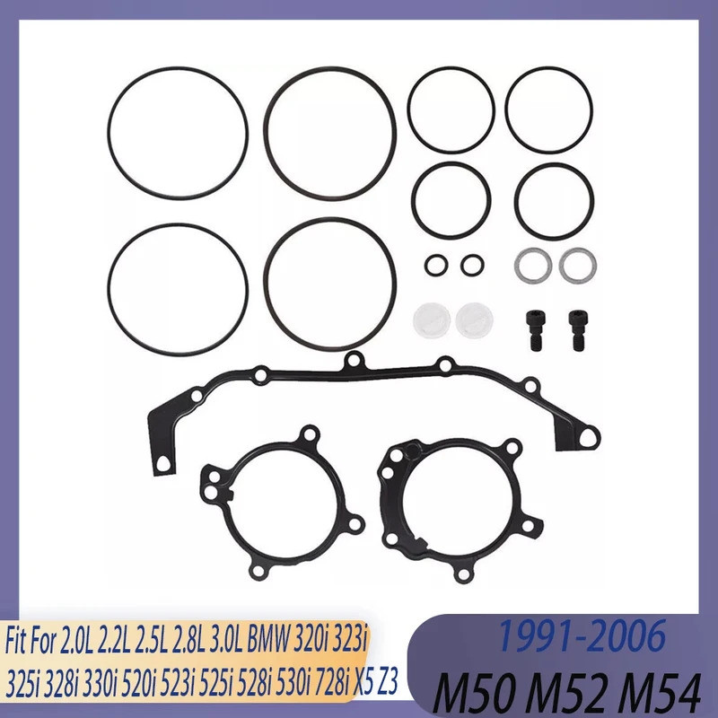 Dual VANOS O-Ring Seal Rebuild Kit Fit 2.0 2.2 2.5 2.8 3.0 L M52 M54 91-06 สําหรับ BMW 320i 323i 325