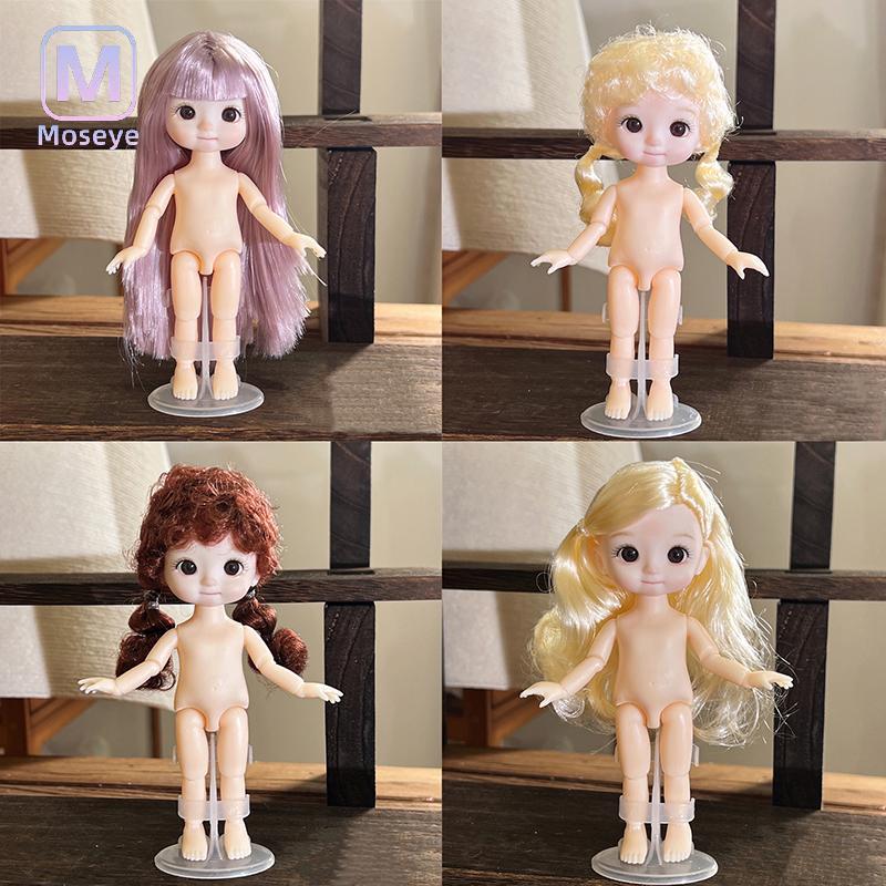 Tianyuanfff 1 ชิ้น 16 ซม. ตุ๊กตาแสดงออกที่แตกต่างกัน, น่ารัก 1/8 ตุ๊กตา BJD, 13 ข้อต่อเคลื่อนย้ายได้