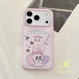 รูใหญ่พองลม ลายโบว์ กระต่าย น่ารัก เคส สำหรับIPhone 16 17 15 11 AIR 13 12 14 Pro Max XR 7 16 14 15 8 Plus X XS SE