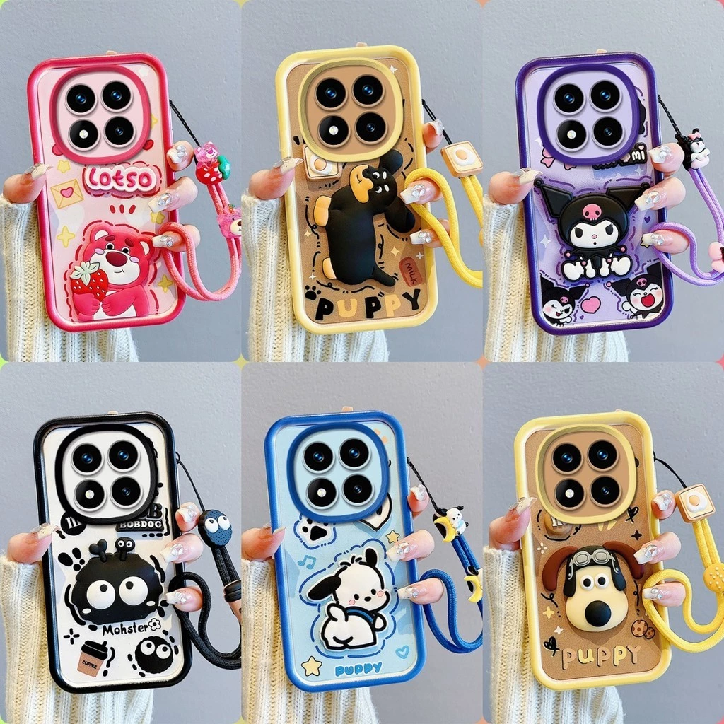 เคส Redmi NOTE 15 NOTE 15 PRO NOTE 15 PRO + เคสโทรศัพท์ตุ๊กตาสติ๊กเกอร์น่ารัก