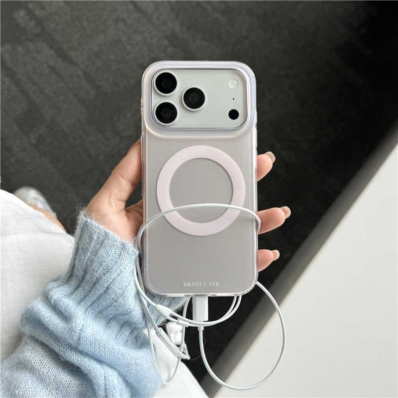 IPhone 17 Pro max แป้งเปลือยชุบเงินพร้อมเคสโทรศัพท์กระบวนการ IMD เคลือบด้านเมทัลลิก