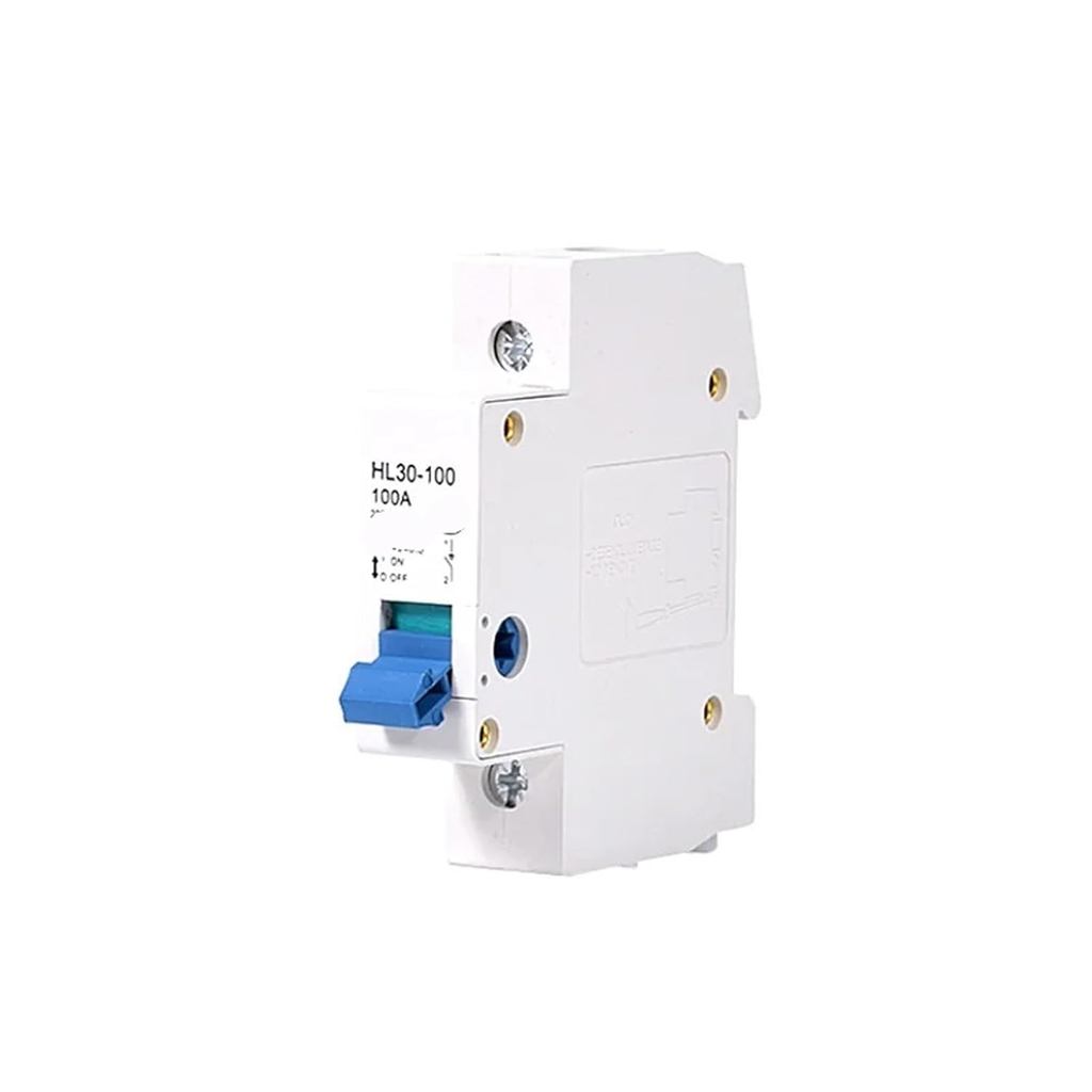 AC HL30-100 สวิทช์แยกขนาดเล็ก DZ47G 63A 100A 125A Air 1P 2P 3P 4P เครื่องทําลายผนังสูญญากาศ 1 ชิ้น(4