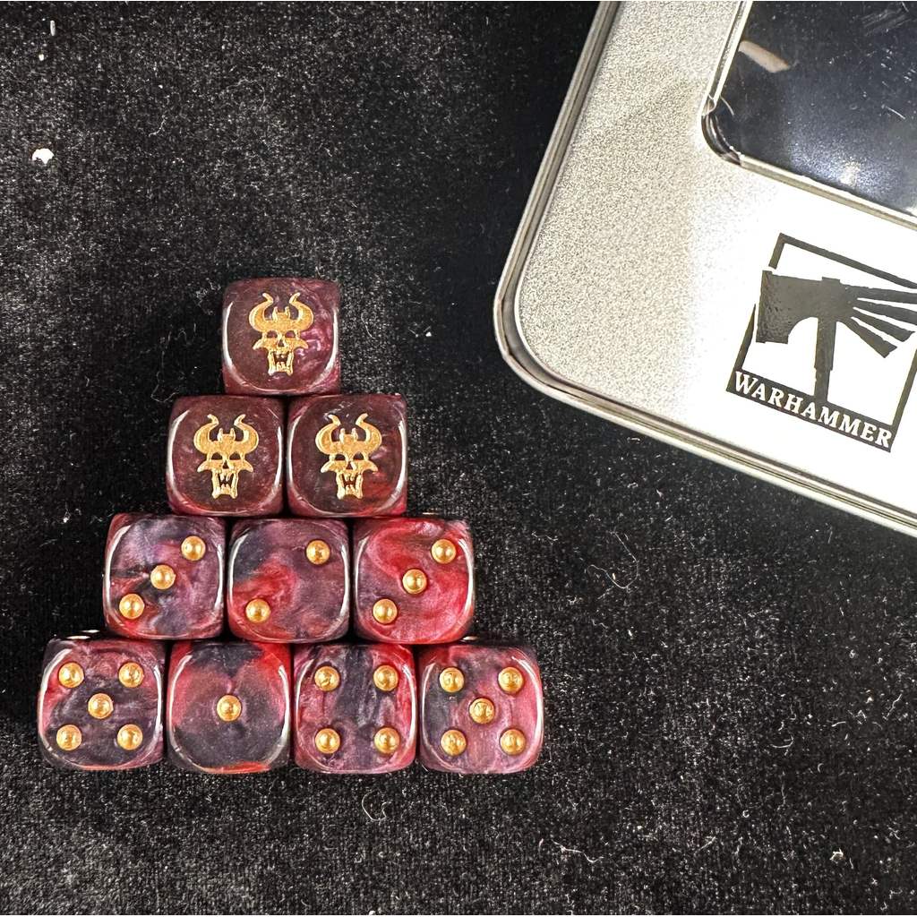 Warhammer 30K 40K Out of Print Nostalgia Board Game Dice Warhammer 40K Warhammer AOS Warhammer TOW O