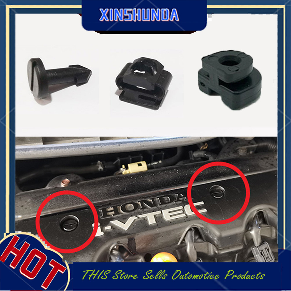 XSD Honda คลิปฝาครอบเครื่องยนต์พลาสติกล็อคสกรูน็อตคลิปผู้ถือพินส่วน Civic FD CRV Accord HRV