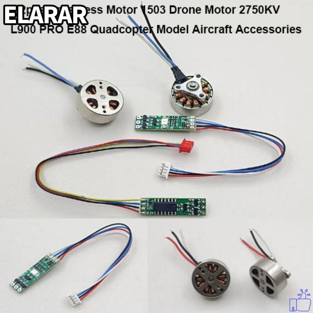 เอลรา‌R 1/2pcs 1503 Drone มอเตอร์ไร้แปรง, 2 ช่องโลหะมอเตอร์ไร้แปรงอะไหล่,คุณภาพสูง 10 รูปแบบ 2750KV 