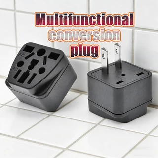 ร้านคนไทย！ 10A 250V อแดปเตอร์ ปลั๊กแปลง สำหรับType A อเนกประสงค์ พกพาได้ ประหยัดพื้นที่ หลายประเทศใช้ได้