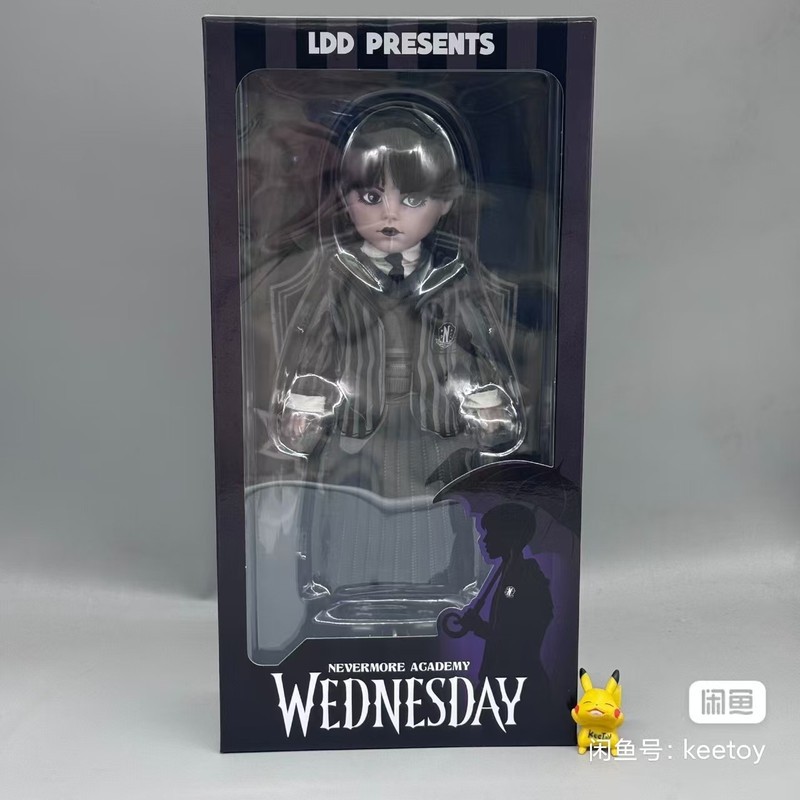 [สต๊อกพร้อม] MEZCO Wednesday TV Drama 33cm Naro College Uniform Wednesday Movable Doll