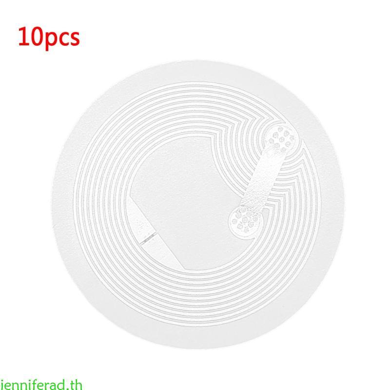 Jenniferad NFC Tag สติกเกอร์ NTAG215 การ์ดสําหรับสมาร์ทโฟน NFC-Enabled ส่วนใหญ่ 10 ชิ้น