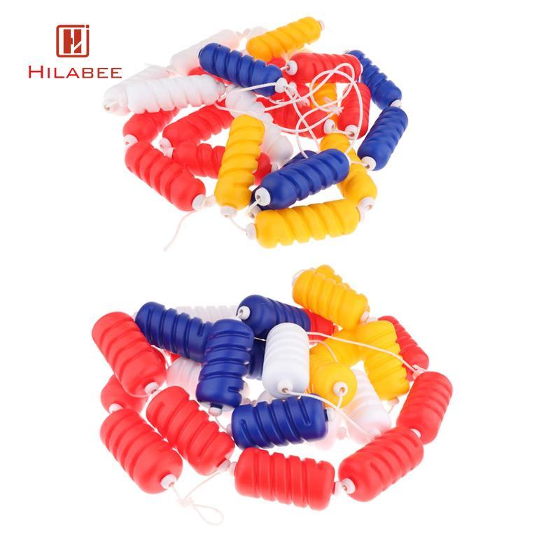 HILABEE เชือกแบ่งสระและทุ่นลอยน้ำสำหรับสระว่ายน้ำ มีให้เลือก 3 สี