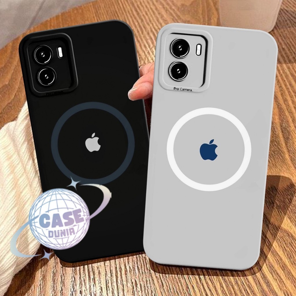 HP Softcase Vivo Y15S Y01 Y15A Y01A Y91C Y1S Y16 Apple Logo Motif - เคส Vivo - เคส Vivo - ปลอกโทรศัพ