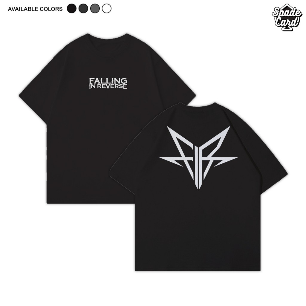 Falling In Reverse Band T-Shirt - โลโก้/Unisex Vintage Oversize Band เสื้อยืด Emo Rock Metalcore Com