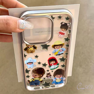 เคสไอโฟน 17 สำหรับ IPhone 17 12 16 15 11 13 Pro Max 7 14 8 15 Plus X XS Max SE 2020 เคสโทรศัพท์รูปตุ๊กตาโมจิชิสุดน่ารัก