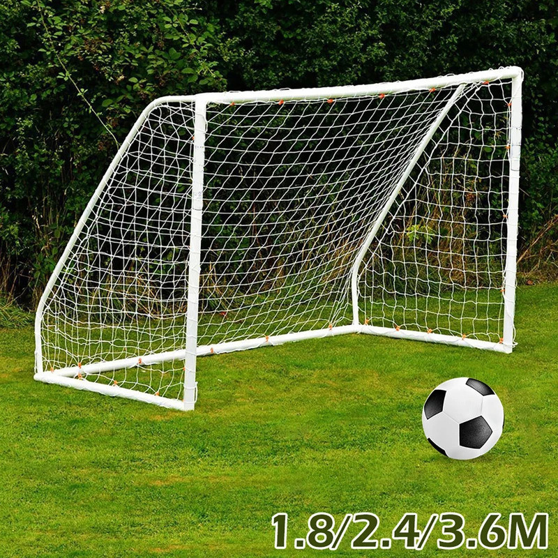 Full Size Football Net For Soccer Goal Post Junior Sports Training 1.8M X 1.2M ​ 2.4M X 1.8M ​ ​ 3.6