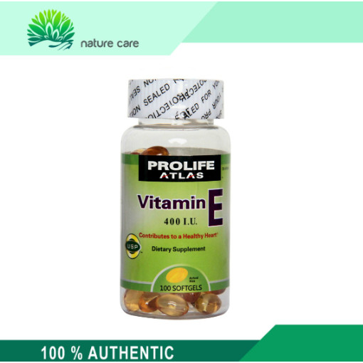 ต้นฉบับ (PROLIFE) ATLAS VITAMIN E 400 IU 100 ซอฟท์เจล