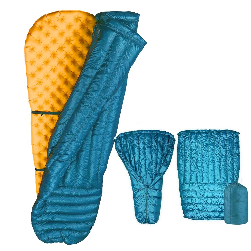 LIPEAN Ultralight Camping ผ้าห่ม 10D PFC ฟรีไนลอน RDS 850 Cuin Camping เดินป่าลงถุงนอนผ้านวมสําหรับก