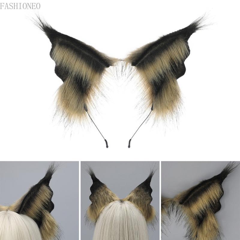 เครื่องแต่งกายคอสเพลย์สาวสัตว์หู แบบหูกาekoและเข็มขัดหน้าผาก สไตล์เฟอร์รี่ สำหรับเทศกาลคาร์เนวาล